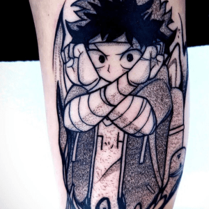 Tiny deku an unusual black and grey